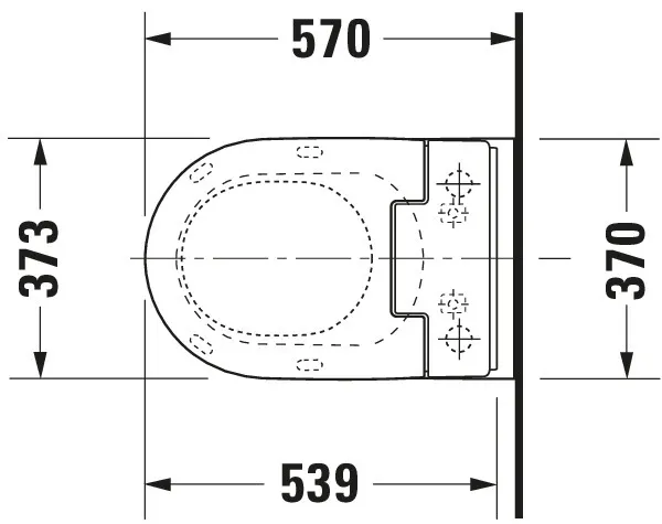 Duravit WC-Sitz mit Unterdusche (elektrisch) „SensoWash® Slim“