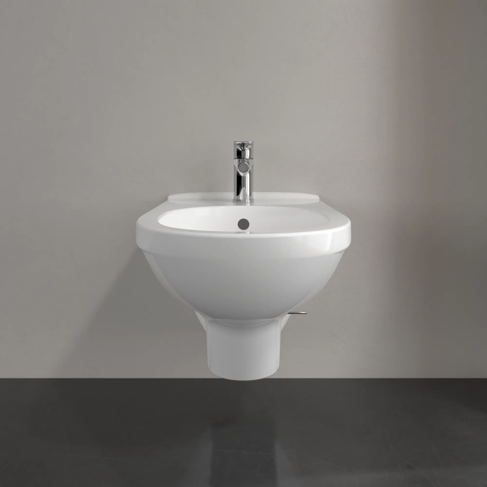 Bidet O.novo 546000, 560 x 360 x 320 mm, Oval, wandhängend, Weiß Alpin