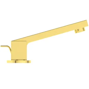 Ideal Standard 3-Loch-Waschtischarmatur Extra Ausladung 140mm mit Ablaufgarnitur Brushed Gold