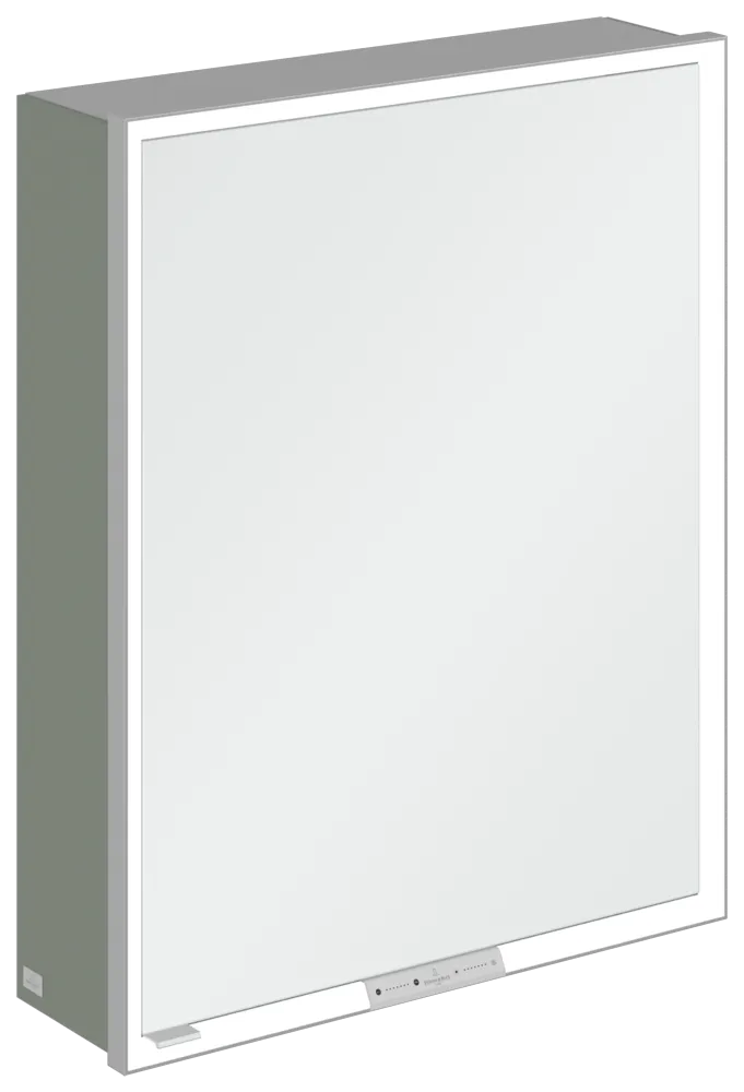 Villeroy & Boch Aufputz-Spiegelschrank „My View+“ 600 × 750 × 168 mm in Soft Green, Anschlag rechts, rechts Villeroy & Boch Aufputz-Spiegelschrank „My View+“ 600 × 750 × 168 mm in Soft Green, Anschlag rechts, rechts