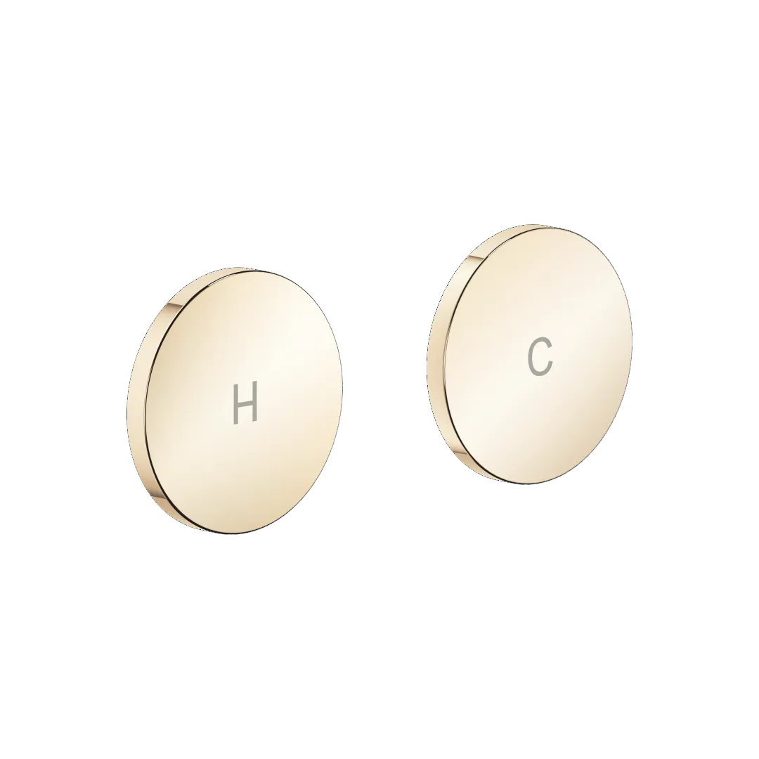 Dornbracht CYO Set Griffeinsatz H&C - Messing (23kt Gold), für Waschtisch-Dreilochbatterien und Wannen-Fünflochbatterien