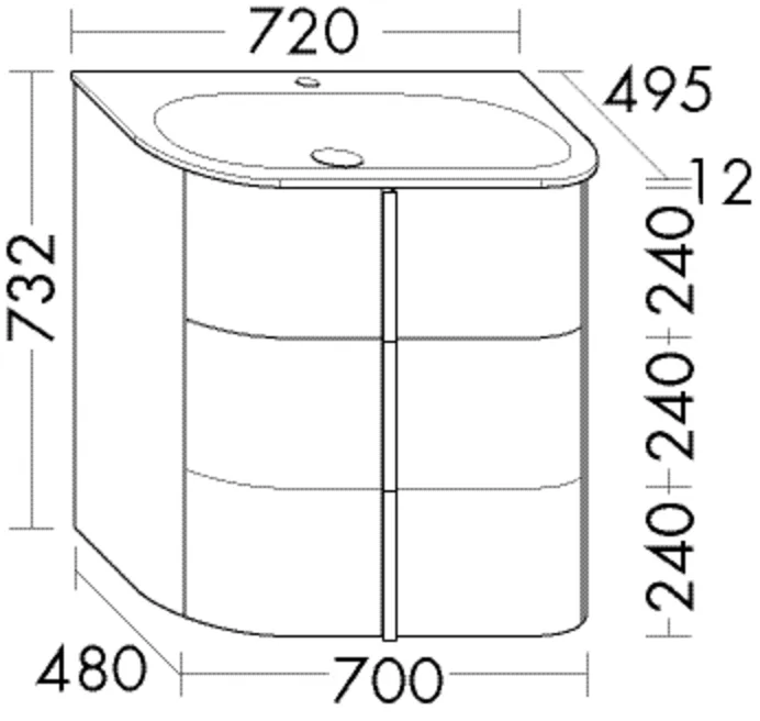 burgbad Badmöbelset „Lavo2.0“ vertikaler Griff, Zierleiste und Alufüße schwarz, in Schwarz Solid Matt burgbad Badmöbelset „Lavo2.0“ vertikaler Griff, Zierleiste und Alufüße schwarz, in Schwarz Solid Matt