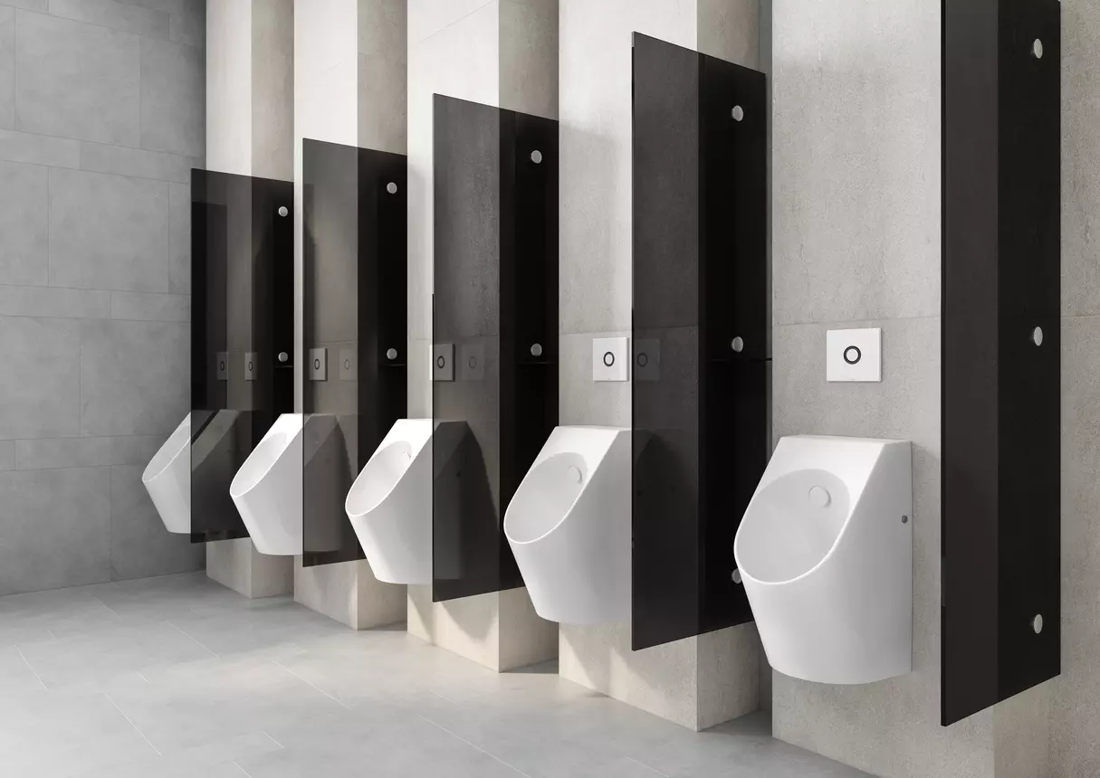 Toto Urinal Zulauf von hinten 306 × 590 × 400 mm