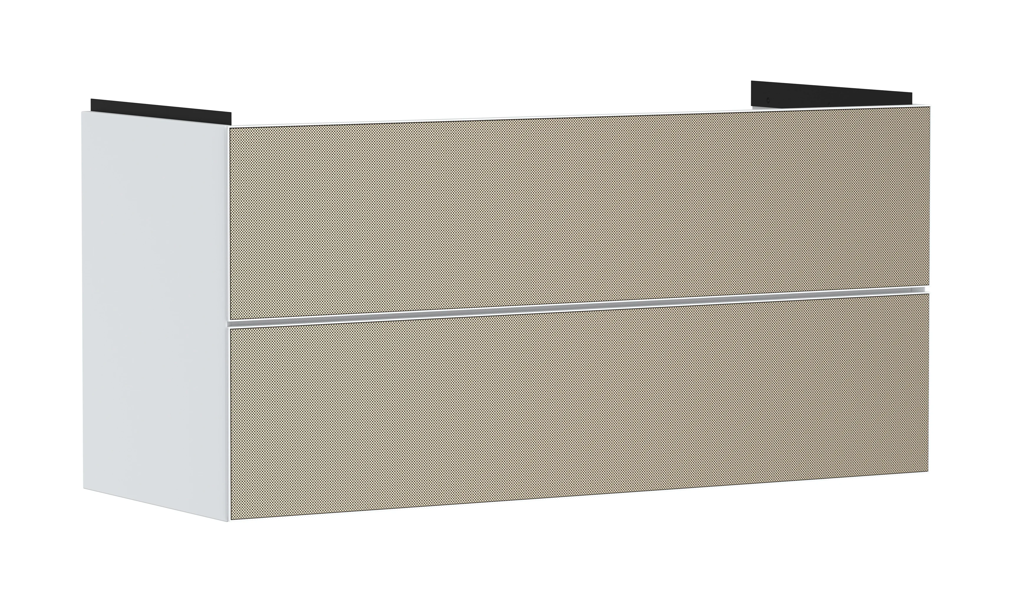 Hansgrohe Xevolos E Waschtischunterschrank Mattweiß 1180x475 mm mit 2 Schubkästen, griff- und siphonausschnittlos, SoftClose, PushOpen, vormontiert Hansgrohe Xevolos E Waschtischunterschrank Mattweiß 1180x475 mm mit 2 Schubkästen, griff- und siphonausschnittlos, SoftClose, PushOpen, vormontiert