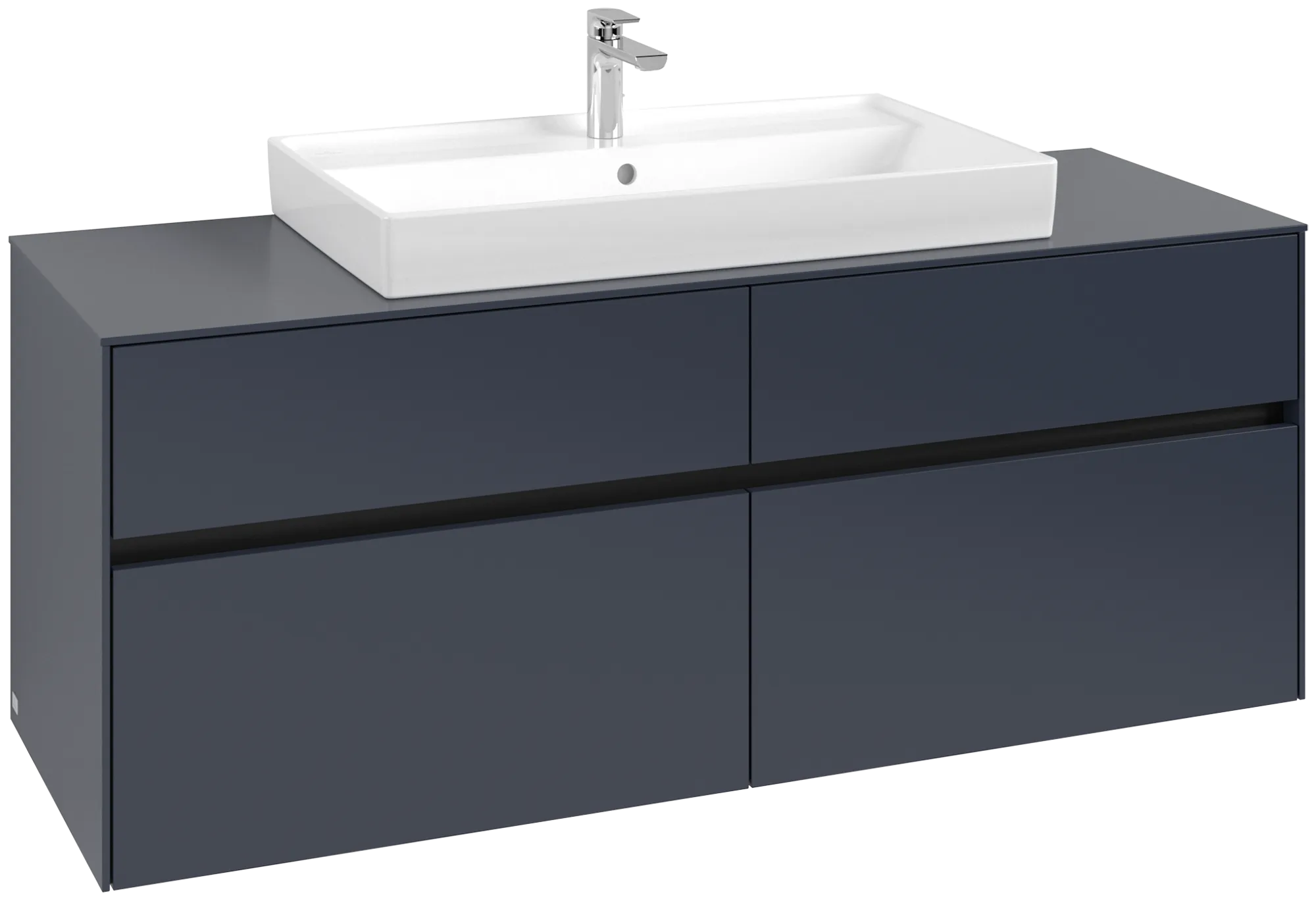 Villeroy & Boch Waschtischunterschrank „Collaro“ für Schrankwaschtisch 140 × 54,8 × 50 cm inkl. Beleuchtung Soft Closing
