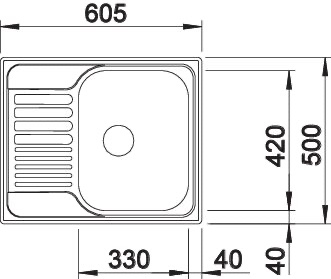 BLANCO TIPO 45 S Mini BLANCO TIPO 45 S Mini