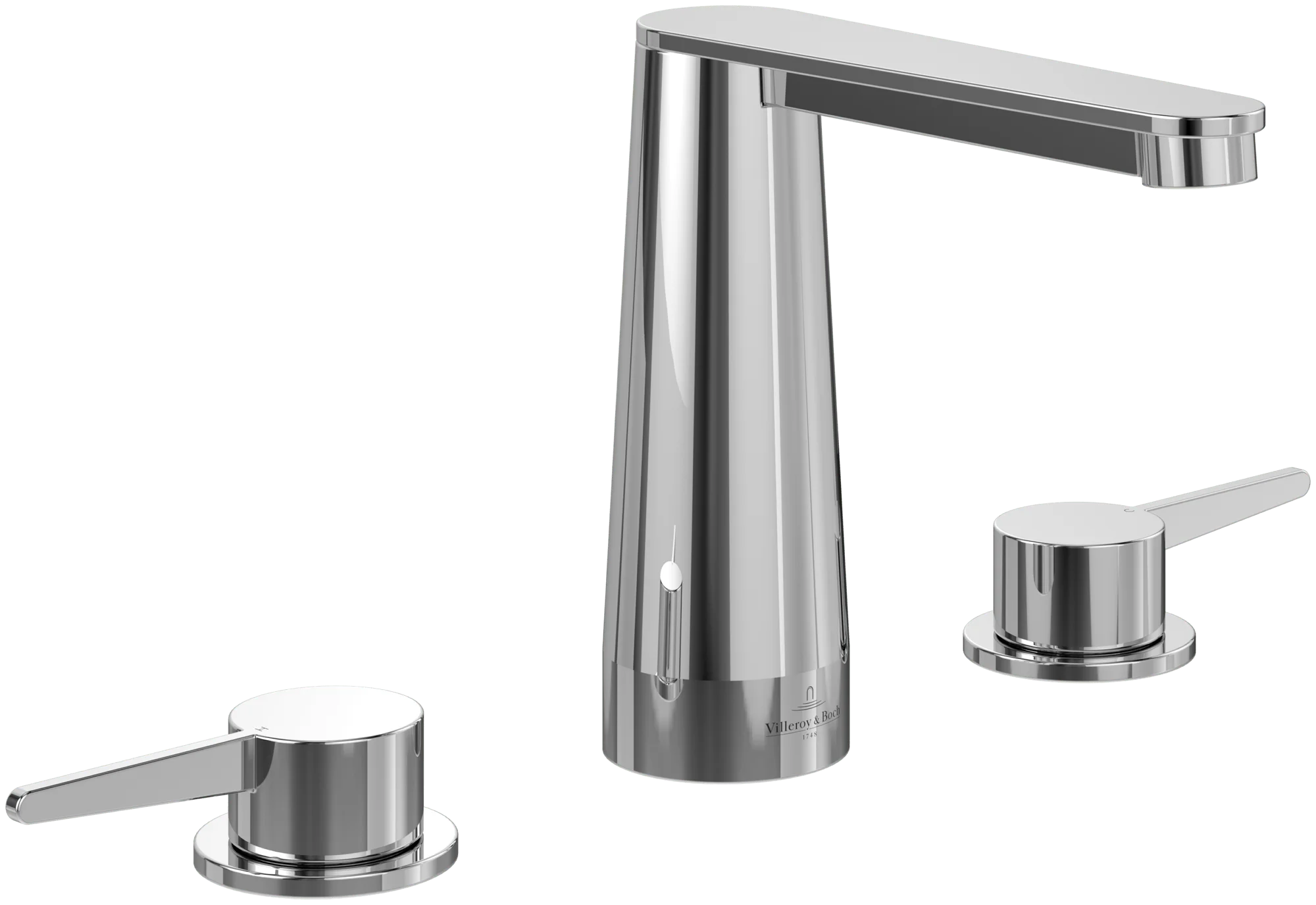 Villeroy & Boch Conum Dreiloch-Waschtischarmatur TVW127001001 Chrom