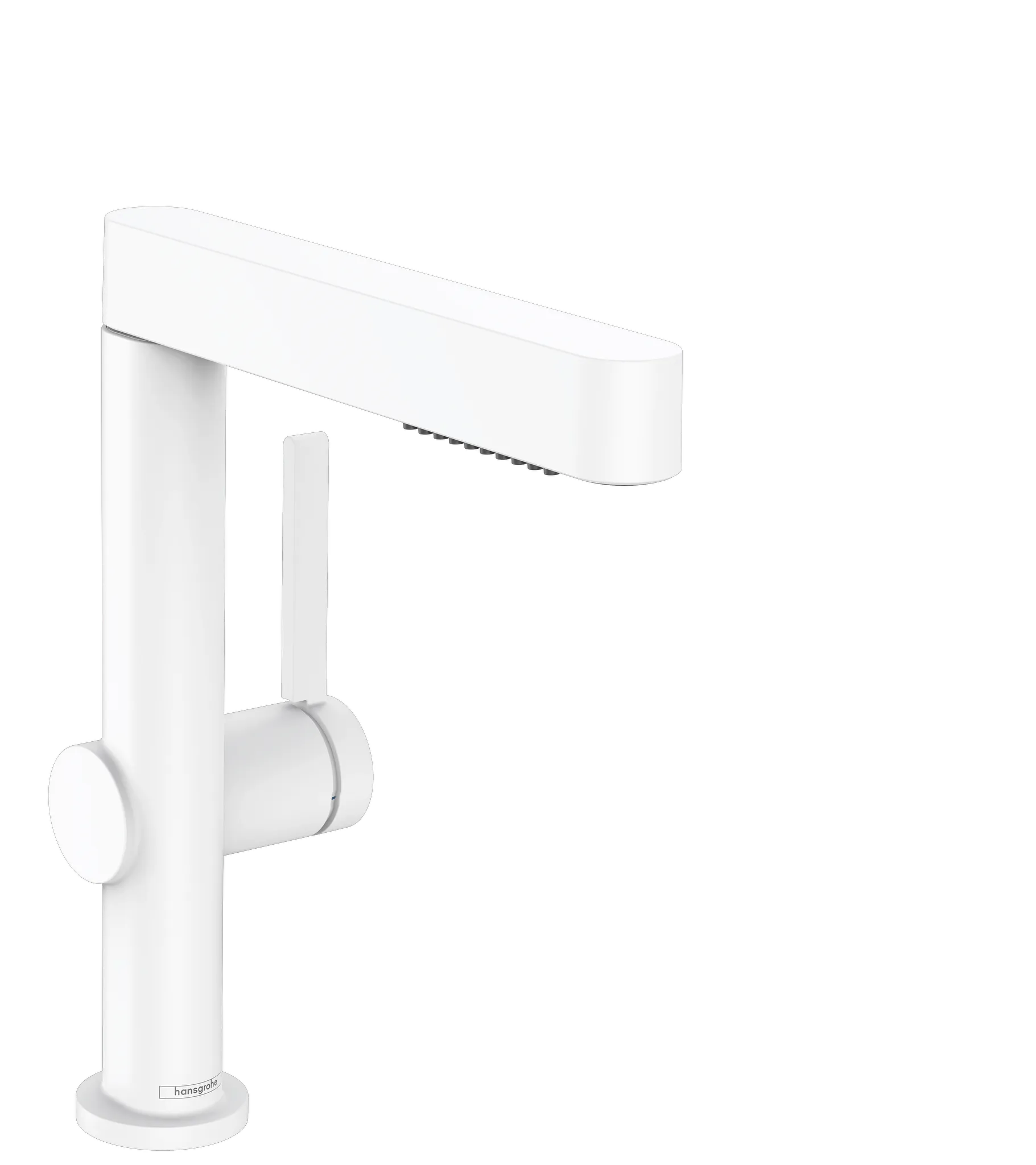 Hansgrohe Finoris Einhebel-Waschtischmischer 230 mit Ausziehbrause, 2jet und Push-Open Ablaufgarnitur, Mattweiß Hansgrohe Finoris Einhebel-Waschtischmischer 230 mit Ausziehbrause, 2jet und Push-Open Ablaufgarnitur, Mattweiß