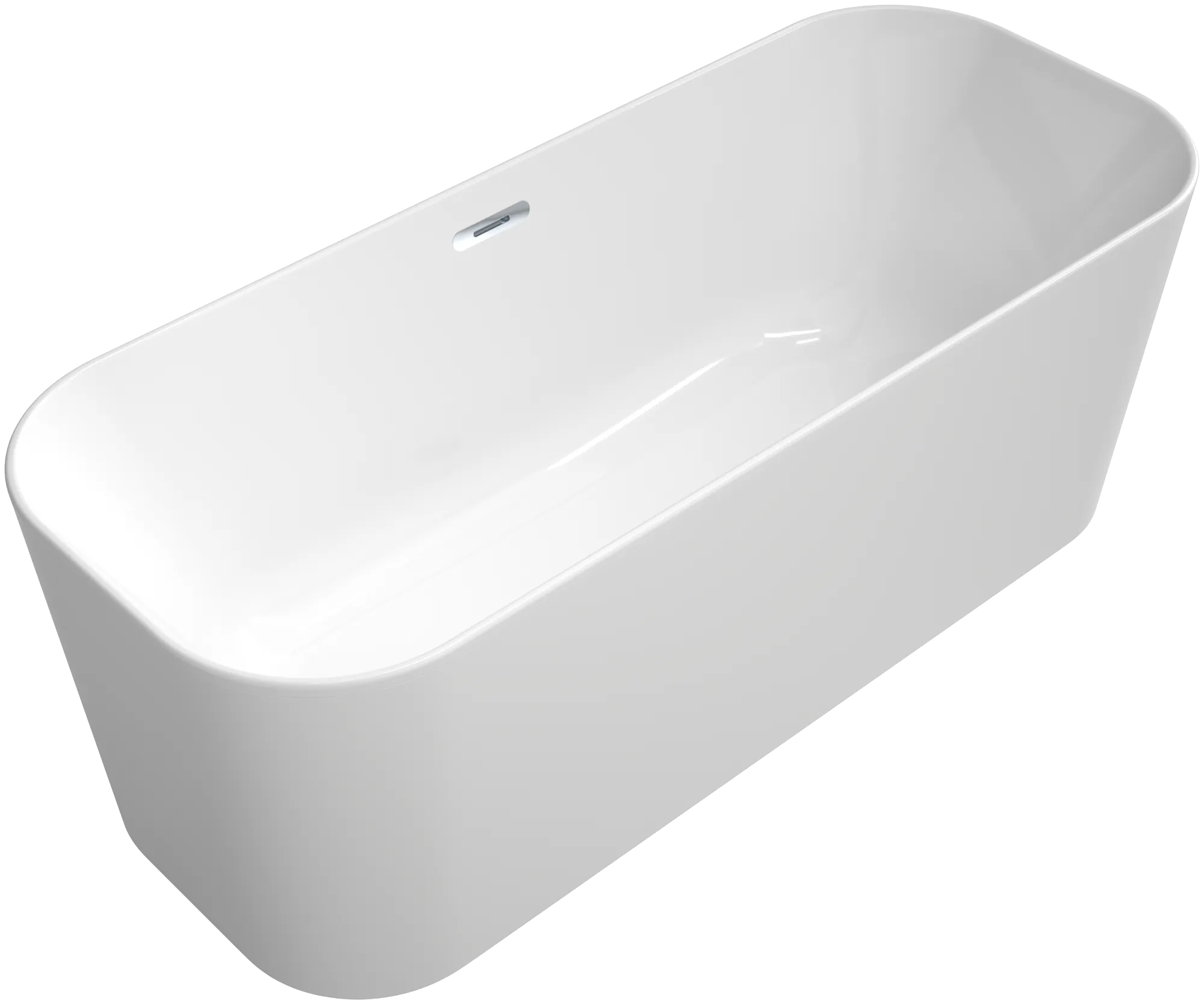 Villeroy & Boch Badewanne „Finion“ freistehend rechteck 170 × 70 cm, Mittelablauf in Weiß Alpin Villeroy & Boch Badewanne „Finion“ freistehend rechteck 170 × 70 cm, Mittelablauf in Weiß Alpin