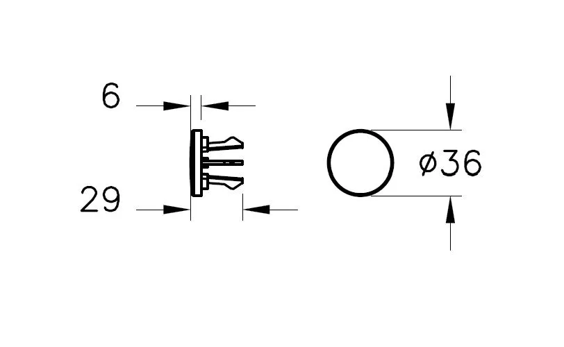VitrA Zubehör Waschtisch Überlaufclip rund Gold Soft