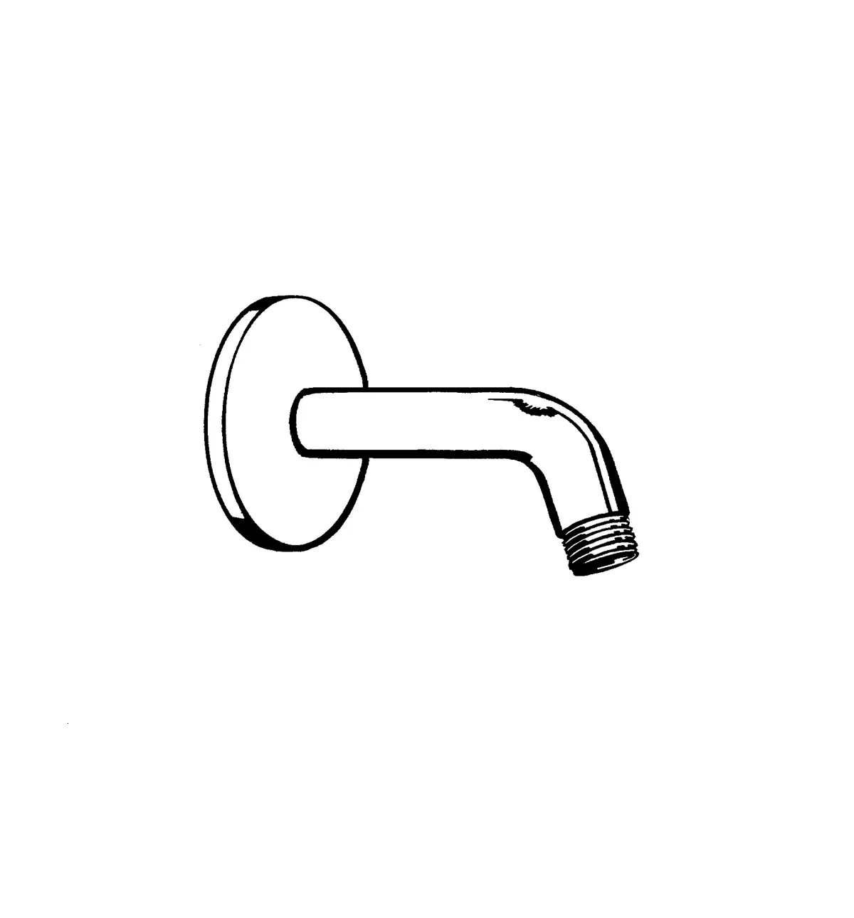 Hansgrohe Ansch/Halt ohne Brausearm Bonusfähiger Umsatz Hansgrohe Brausearm 23 cm, Chrom Hansgrohe Ansch/Halt ohne Brausearm Bonusfähiger Umsatz Hansgrohe Brausearm 23 cm, Chrom