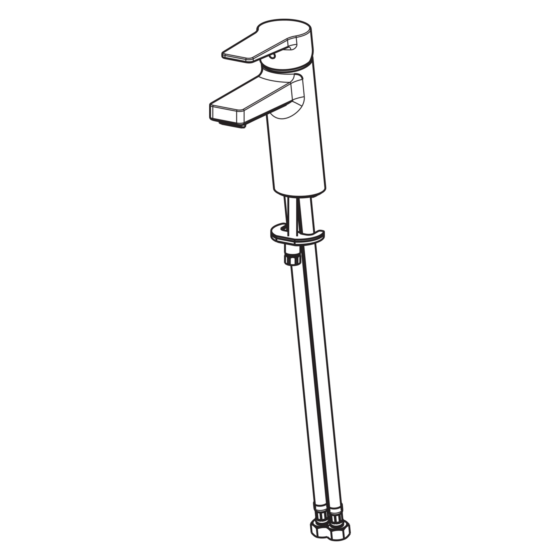 Einhand-Waschtischarmatur „Twist XL“ Ausladung 123 mm in Chrom Einhand-Waschtischarmatur „Twist XL“ Ausladung 123 mm in Chrom