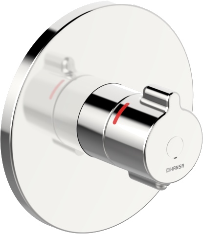 Fertigmontageset für Brausebatterie CLINICA 8860 Rosette rund Chrom