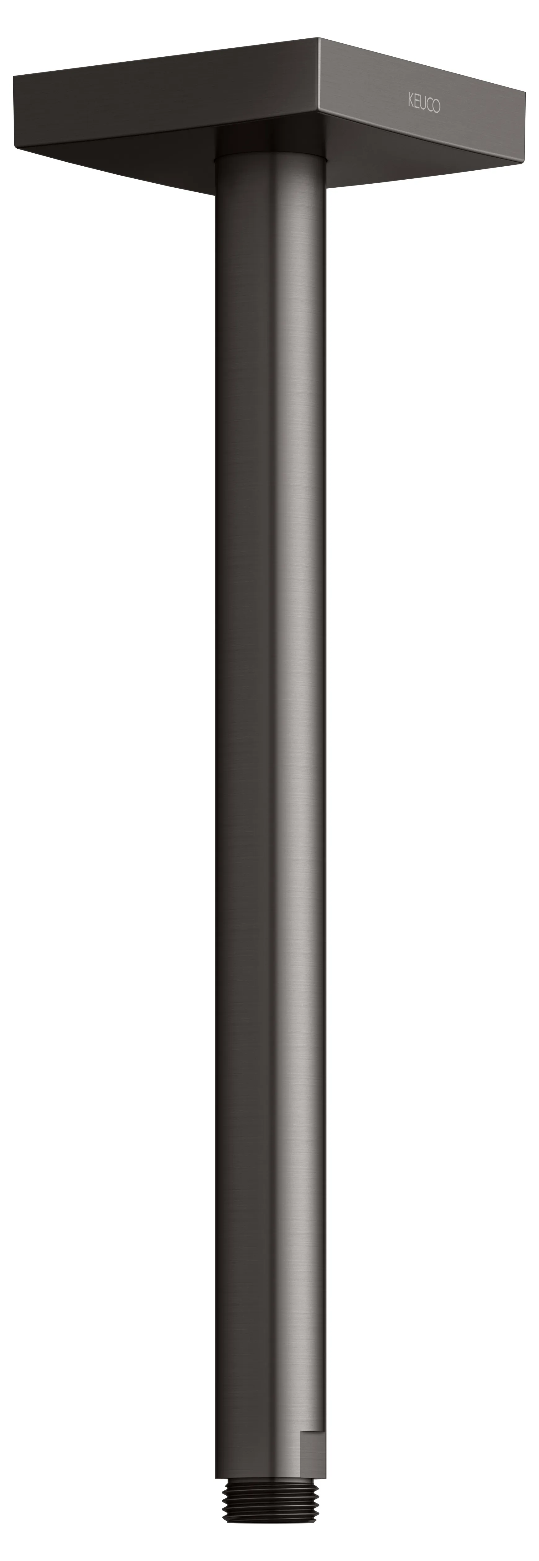 Plan blue Brausearm Deckenanschluss 300 mm Titanschwarz gebürstet Plan blue Brausearm Deckenanschluss 300 mm Titanschwarz gebürstet