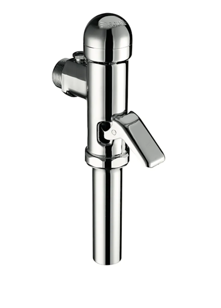 Aufputz-WC-Druckspüler OMAT, DN 20, Aufputz-WC-Druckspüler, Betätigungshebel aus Messing, Spülstrom: 1,0 - 1,3 l/s, einstellbar: 6,0 - 14,0 l, DN 20 G 3/4 AG, Anschluss Spülrohr: Ø 26 mm, chrom Aufputz-WC-Druckspüler OMAT, DN 20, Aufputz-WC-Druckspüler, Betätigungshebel aus Messing, Spülstrom: 1,0 - 1,3 l/s, einstellbar: 6,0 - 14,0 l, DN 20 G 3/4 AG, Anschluss Spülrohr: Ø 26 mm, chrom