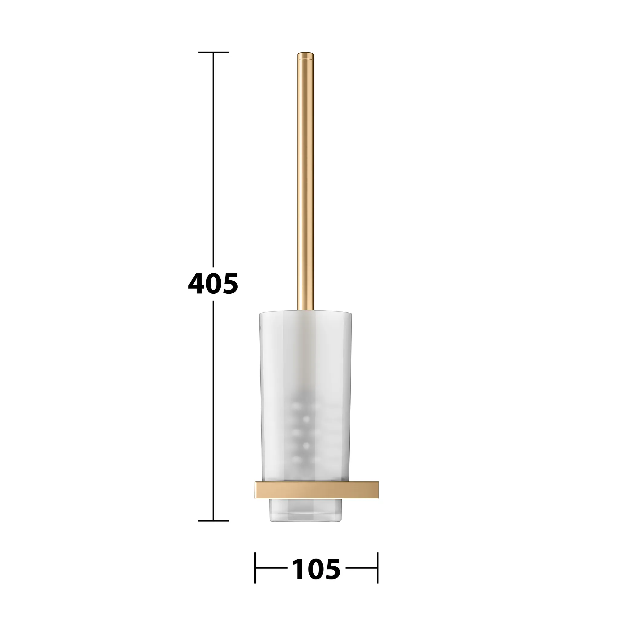 KEUCO EDITION 11 Toilettenbürstengarnitur mit Echtkristall-Einsatz Messing gebürstet KEUCO EDITION 11 Toilettenbürstengarnitur mit Echtkristall-Einsatz Messing gebürstet