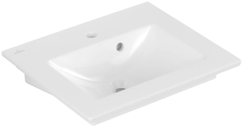 Villeroy & Boch Handwaschbecken Venticello, 500x420x150mm, weiß Alpin, glänzend, mit Überlauf, 1-Loch-Armatur Villeroy & Boch Handwaschbecken Venticello, 500x420x150mm, weiß Alpin, glänzend, mit Überlauf, 1-Loch-Armatur