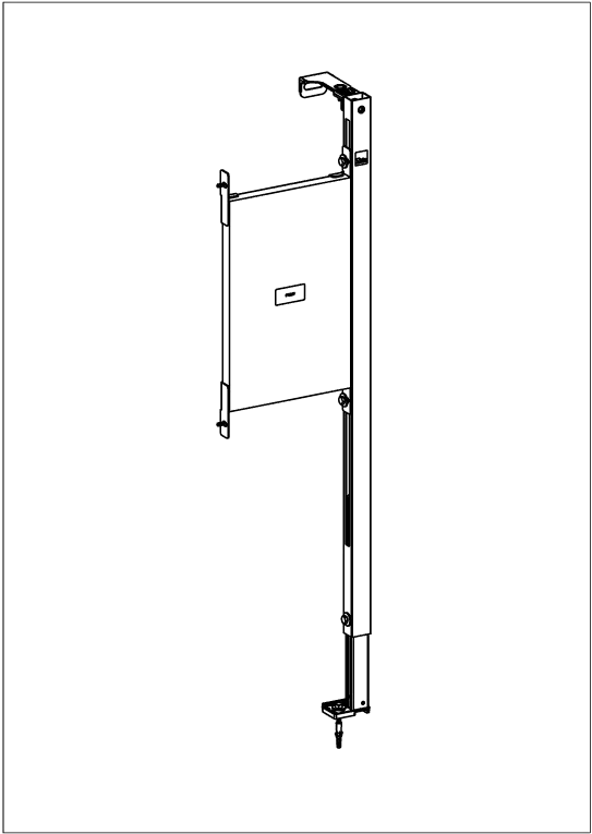 Befestigungselement für Haltegriffe ViConnect Installationssysteme 922109, 310 x 1120 x 48 mm