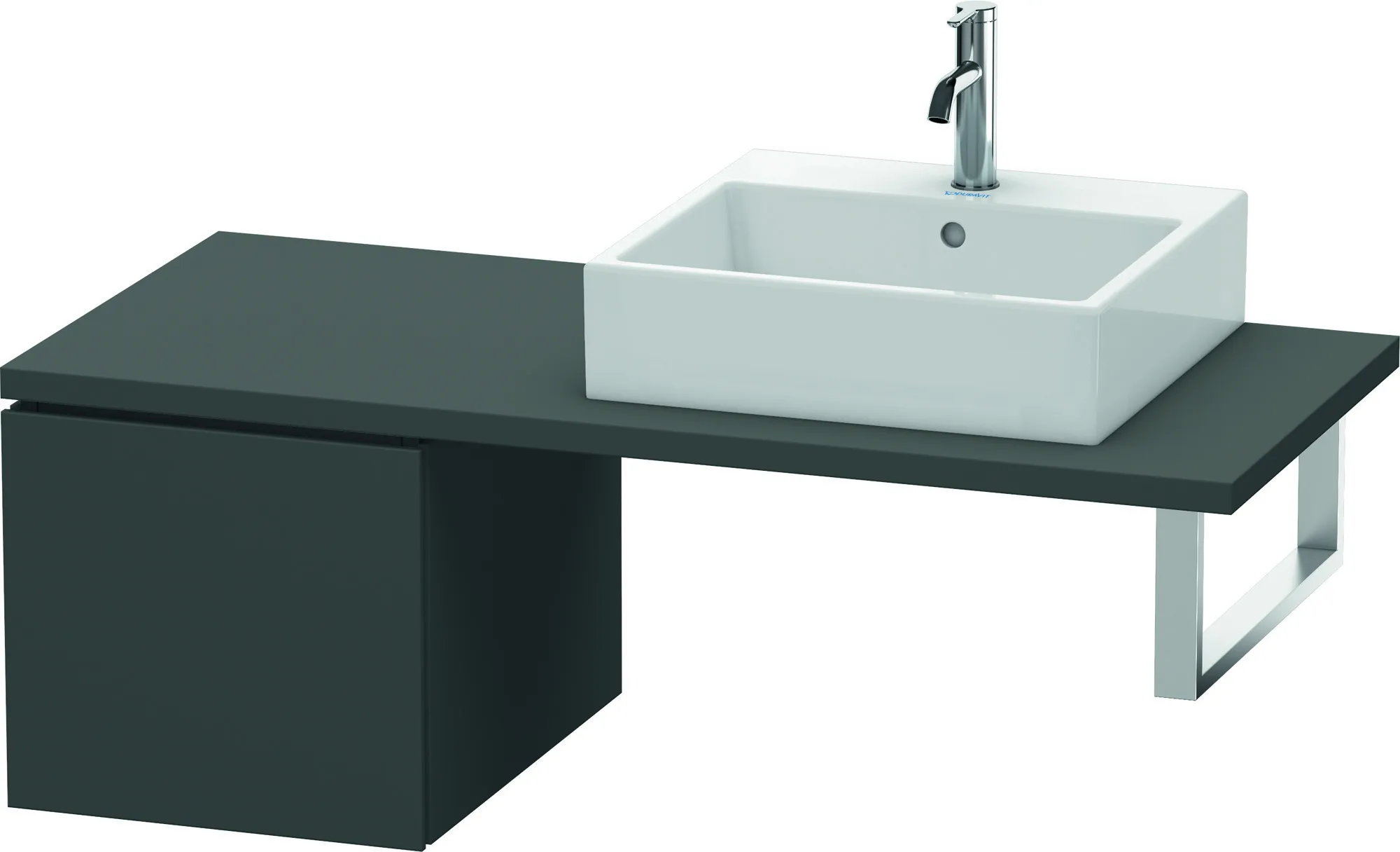 Duravit Unterschrank für Konsole „L-Cube“ 42 × 40 × 54,7 cm Graphit Matt