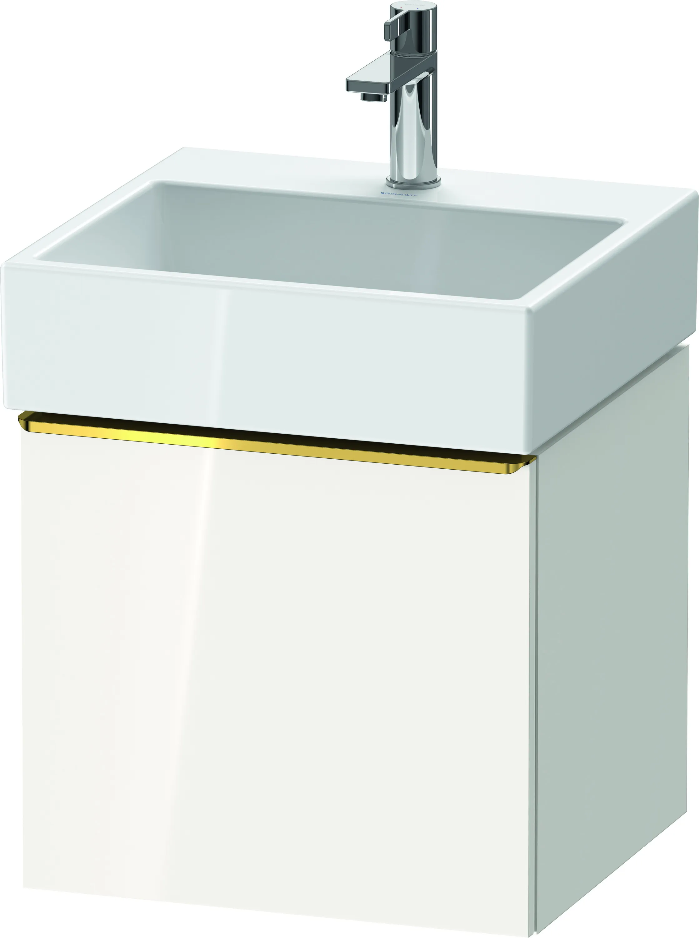 Duravit Waschtischunterschrank wandhängend „D-Neo“ 48,4 × 44 × 44,2 cm Weiß Hochglanz