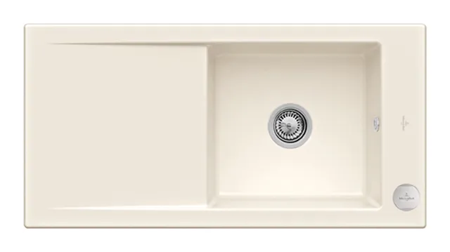Villeroy & Boch Einbau-Küchenspülbecken „Timeline“ 60 1000 × 510 × 220 mm in Crema