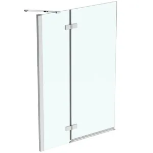 Ideal Standard i.life Duschwand, 1 Tür, Anschlag links, Silber, 1000x240x1505 mm
