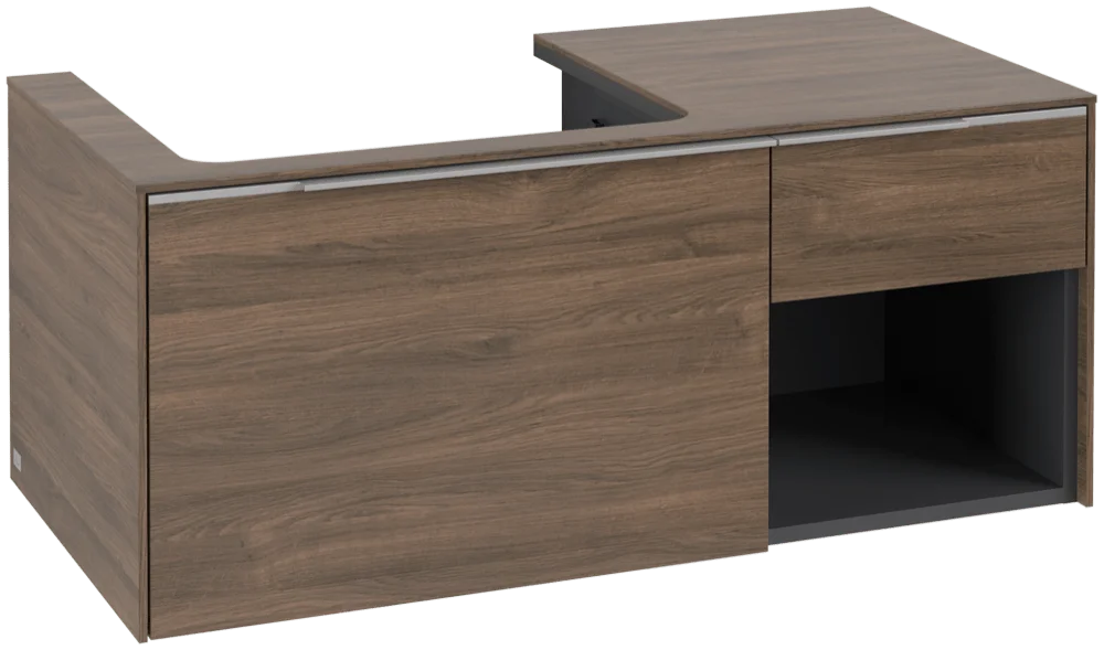 Villeroy & Boch Waschbeckenunterschrank Subway 3.0 Arizona Oak, 1001 x 423 x 500 mm, eckig mit SoftClosing, 2 Auszüge Villeroy & Boch Waschbeckenunterschrank Subway 3.0 Arizona Oak, 1001 x 423 x 500 mm, eckig mit SoftClosing, 2 Auszüge
