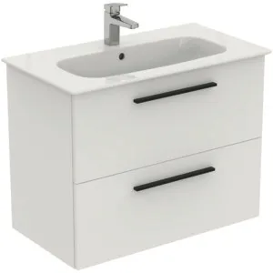 Ideal Standard i.life A Waschtisch-Paket mit Unterschrank und schwarzem Griff Ideal Standard i.life A Waschtisch-Paket mit Unterschrank und schwarzem Griff