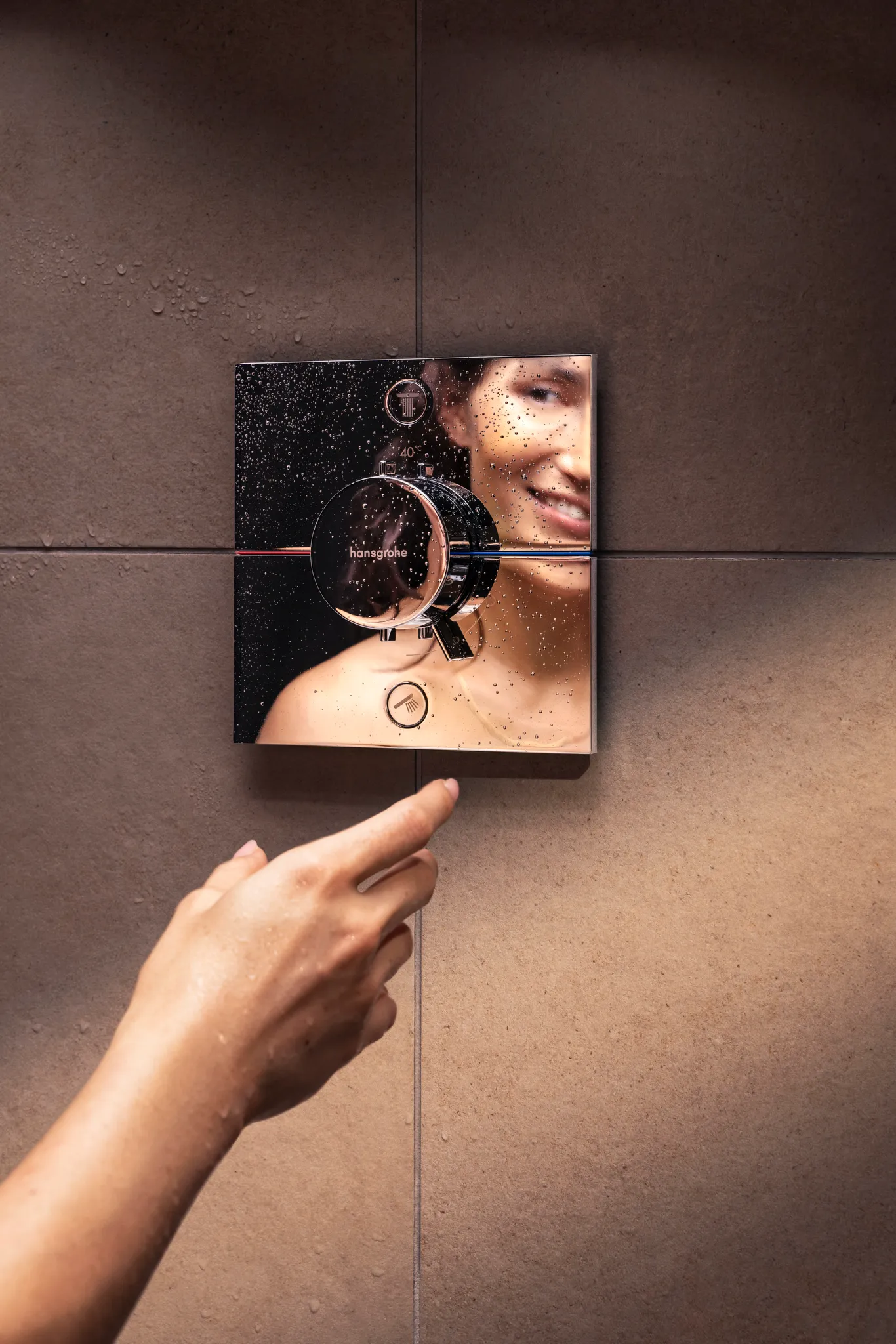 ShowerSelect Comfort E Thermostat Unterputz für 2 Verbraucher Chrom ShowerSelect Comfort E Thermostat Unterputz für 2 Verbraucher Chrom