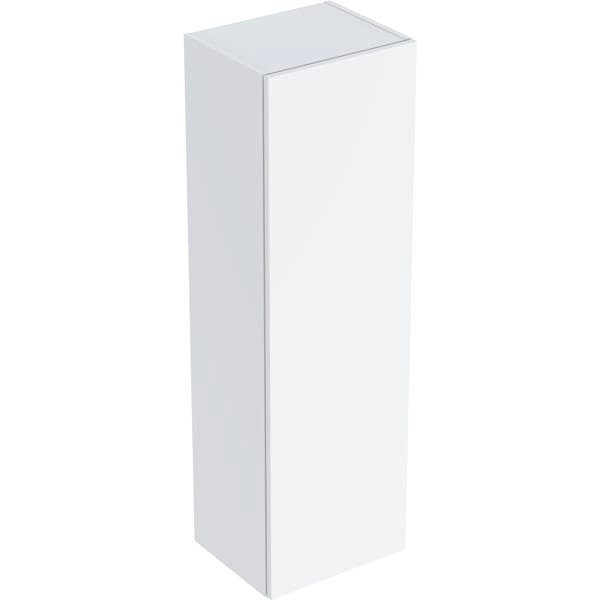 Smyle Square Mittelhochschrank mit einer Tür: 36x118x29.9cm, weiß Smyle Square Mittelhochschrank mit einer Tür: 36x118x29.9cm, weiß
