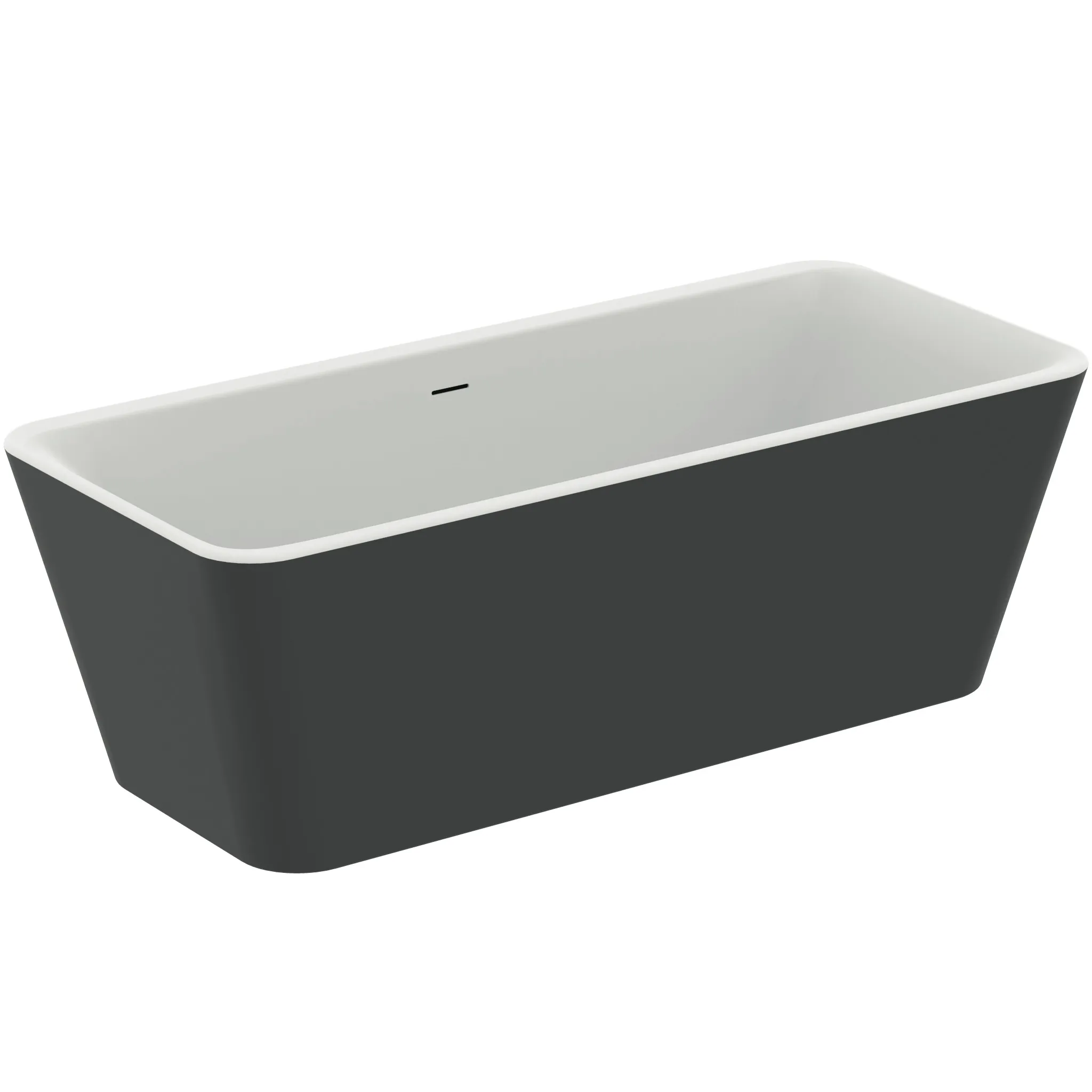 Ideal Standard Badewanne „TonicII“ 80 × 180 cm in Schwarz Matt