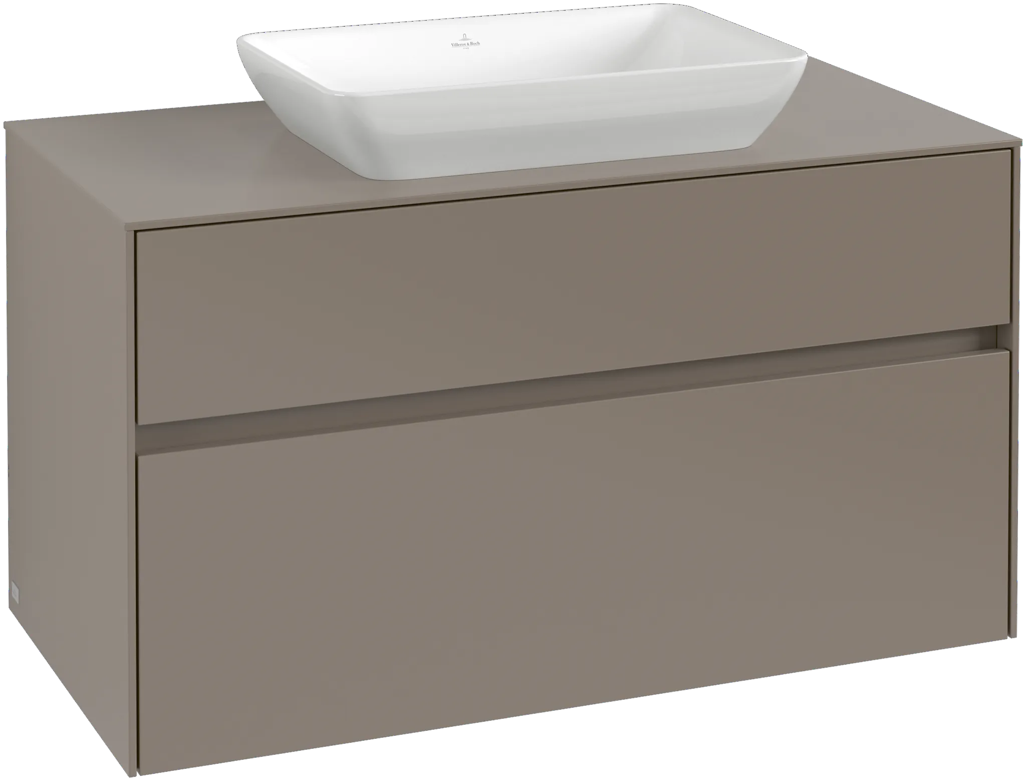 Villeroy & Boch Waschtischunterschrank „Collaro“ 1000 × 548 × 500 mm Graphite, ohne Beleuchtung, für Becken mittig Villeroy & Boch Waschtischunterschrank „Collaro“ 1000 × 548 × 500 mm Graphite, ohne Beleuchtung, für Becken mittig