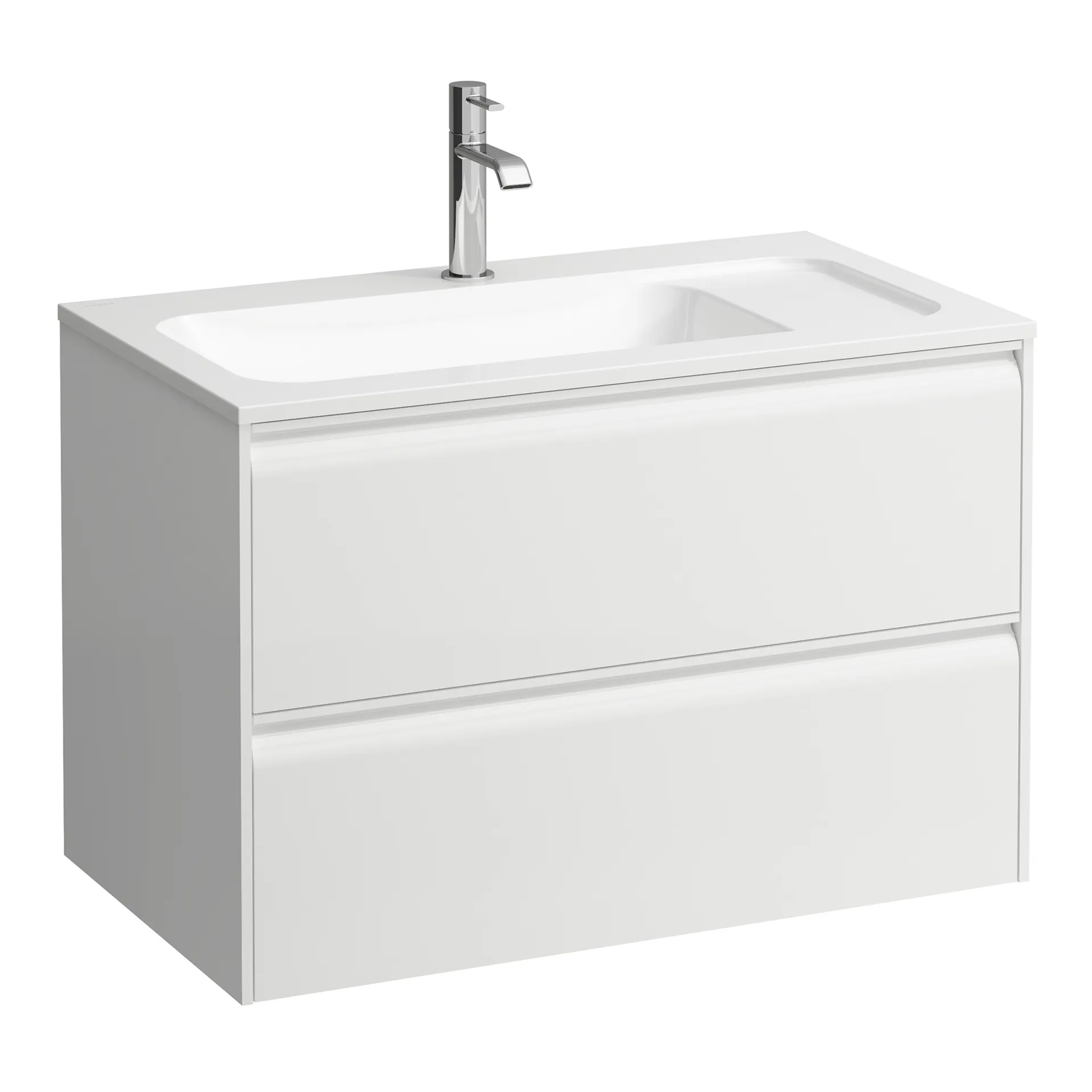 Laufen Waschtischunterbau MEDA, 442x772x504, 2 Schubladen, weiß matt Laufen Waschtischunterbau MEDA, 442x772x504, 2 Schubladen, weiß matt