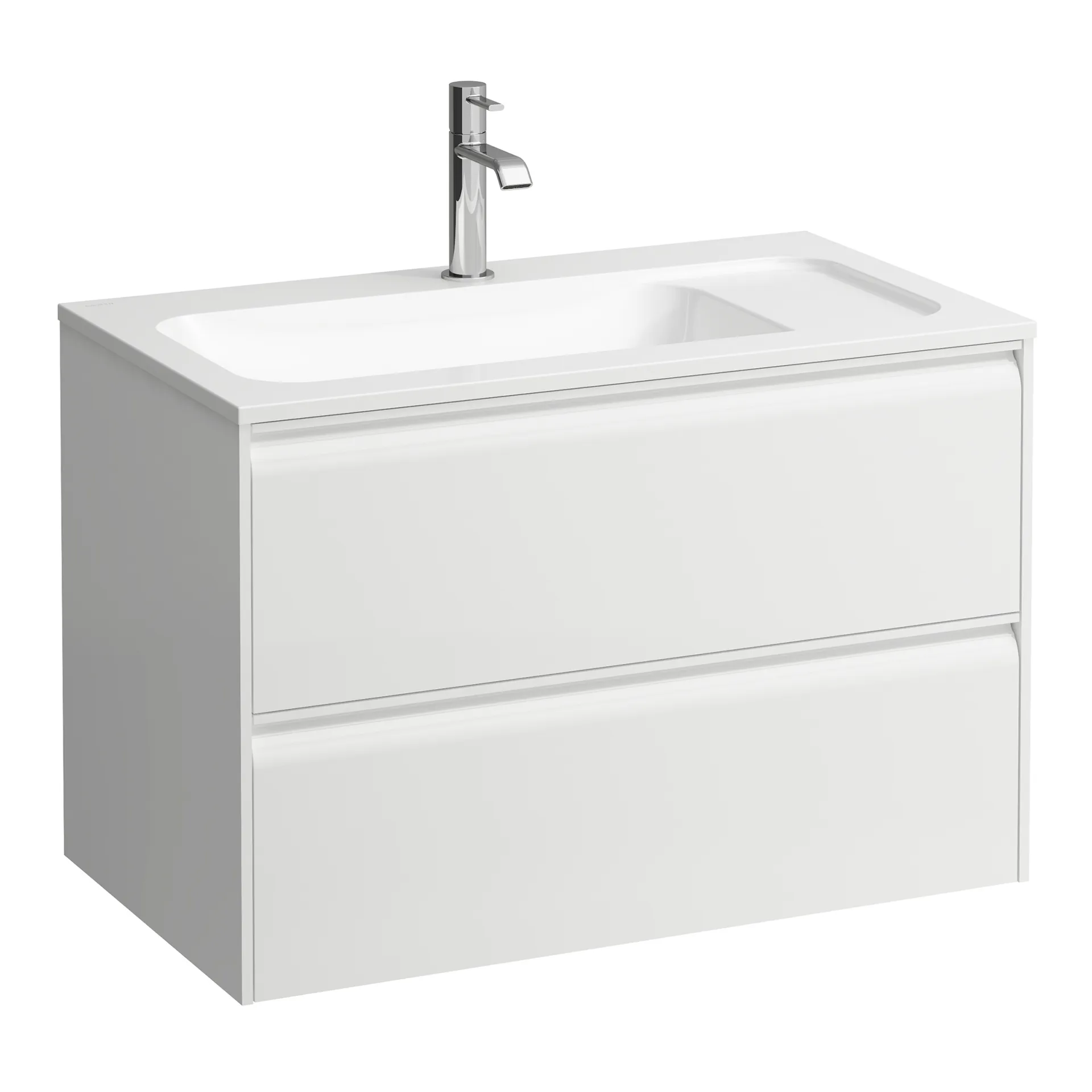 Laufen Waschtischunterbau MEDA, 442x772x504, 2 Schubladen, weiß matt Laufen Waschtischunterbau MEDA, 442x772x504, 2 Schubladen, weiß matt