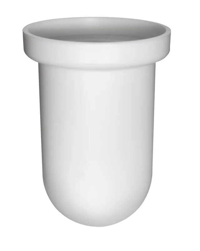 rondo Bürstengarnitur Ersatzbehälter Kunststoff weiss rondo Bürstengarnitur Ersatzbehälter Kunststoff weiss