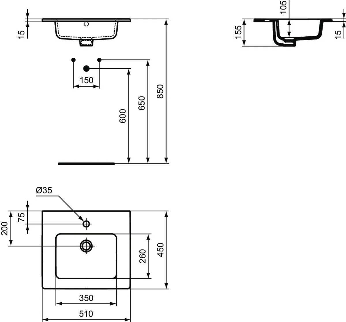 Möbelpaket Eurovit+ mit Waschtisch 51cm Weiß und Unterschrank 50cm 2 Auszüge Hochglanz grau lackiert Möbelpaket Eurovit+ mit Waschtisch 51cm Weiß und Unterschrank 50cm 2 Auszüge Hochglanz grau lackiert