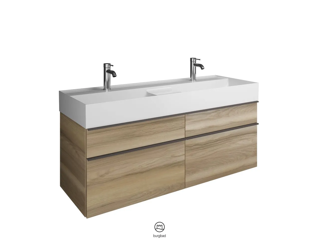 burgbad Badmöbelset „Yumo“ in Weiß Hochglanz burgbad Badmöbelset „Yumo“ in Weiß Hochglanz