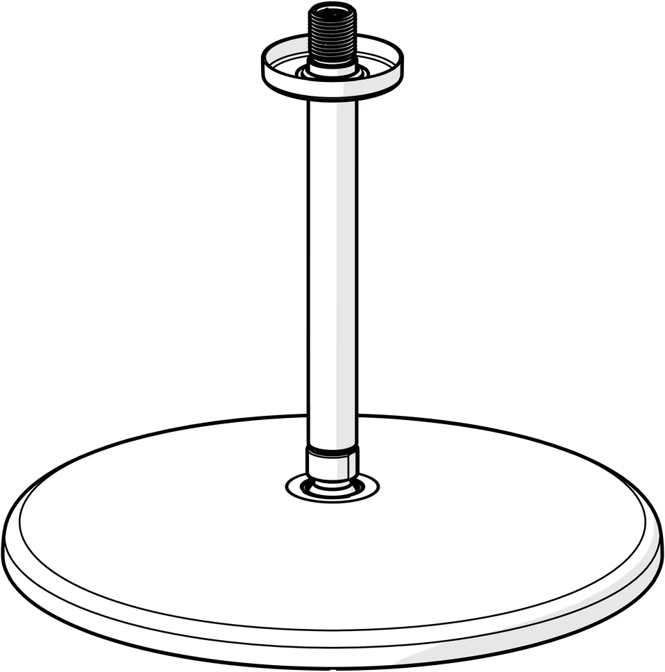 HansaAURELIA Kopfbrause HansaAURELIA 4727 1-strahlig d 300 mm Bronze gebürstet