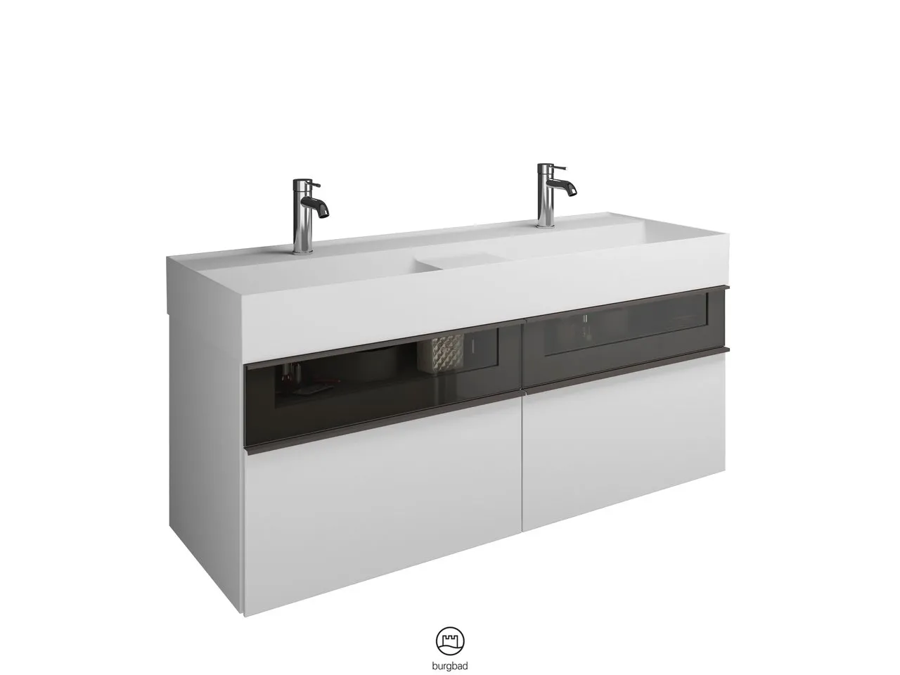 burgbad Badmöbelset „Yumo“ in Tectona Dekor Zimt burgbad Badmöbelset „Yumo“ in Tectona Dekor Zimt