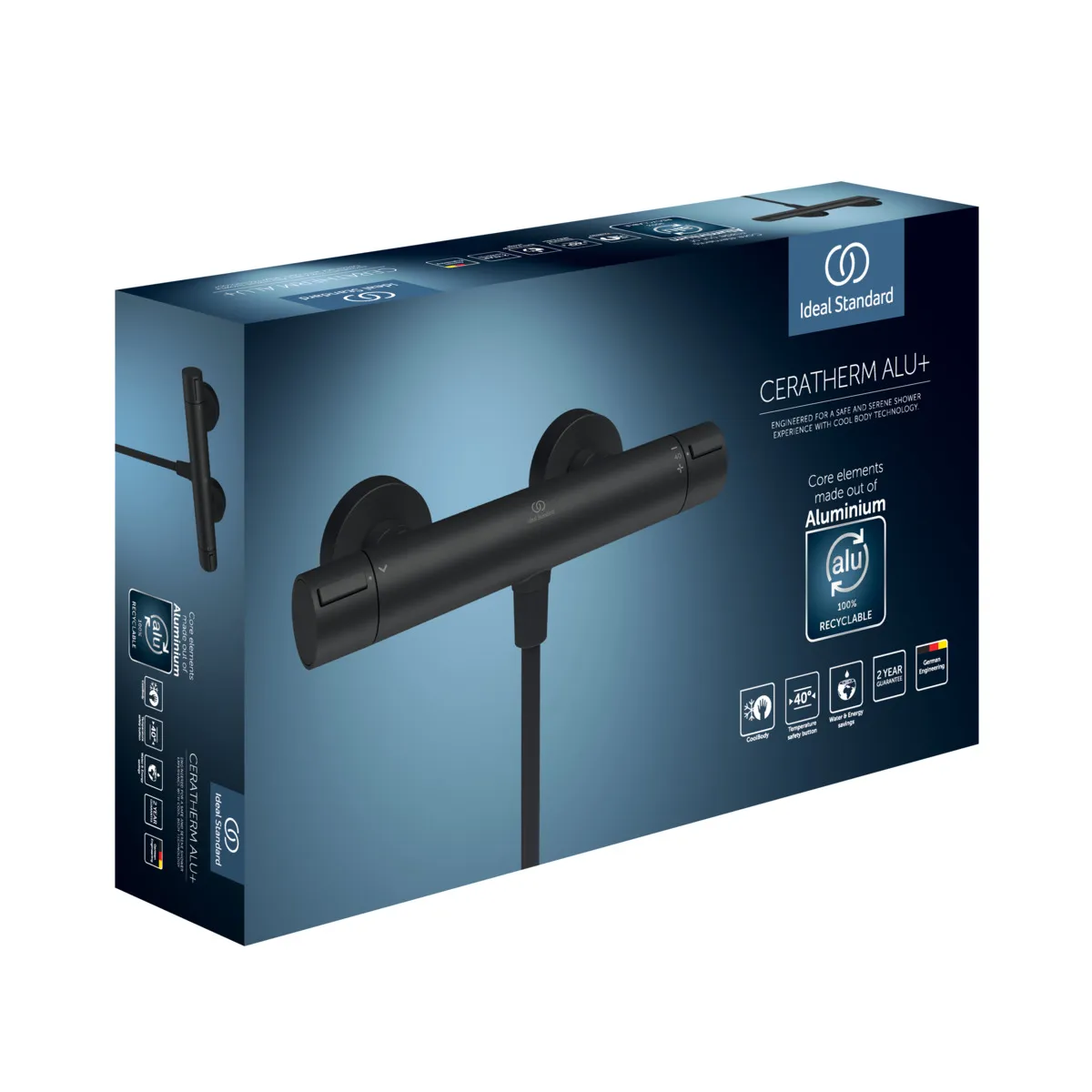 Brausethermostat Aufputz Alu+ Rose Brausethermostat Aufputz Alu+ Rose