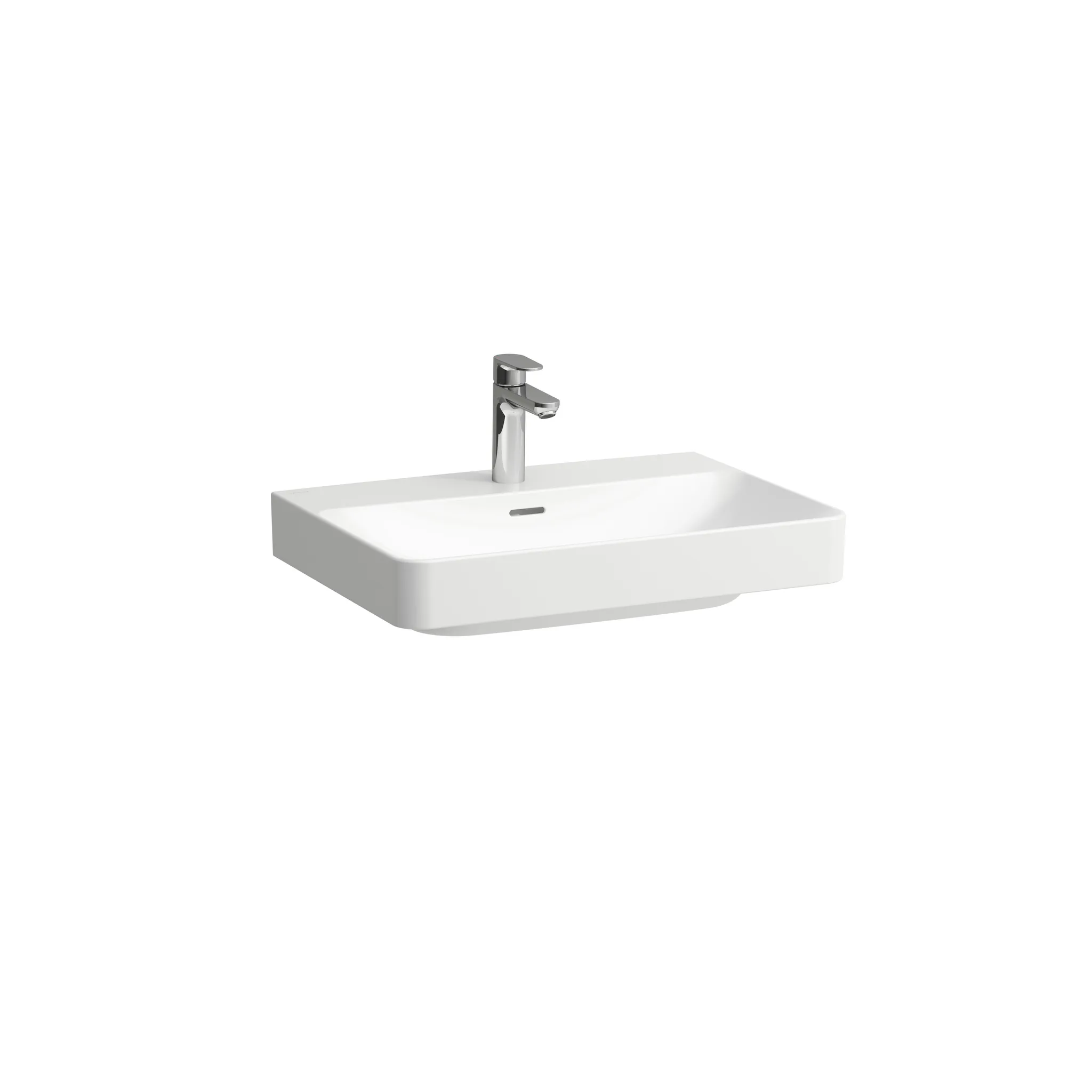 PRO X Aufsatz-Waschtisch 816864 1HL m. mÜL, 650x465, weiß
