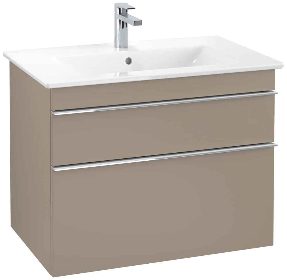 Villeroy & Boch Venticello Waschbeckenunterschrank A92501, 753 x 590 x 502 mm, Eckig, Wandhängend, Taupe Villeroy & Boch Venticello Waschbeckenunterschrank A92501, 753 x 590 x 502 mm, Eckig, Wandhängend, Taupe