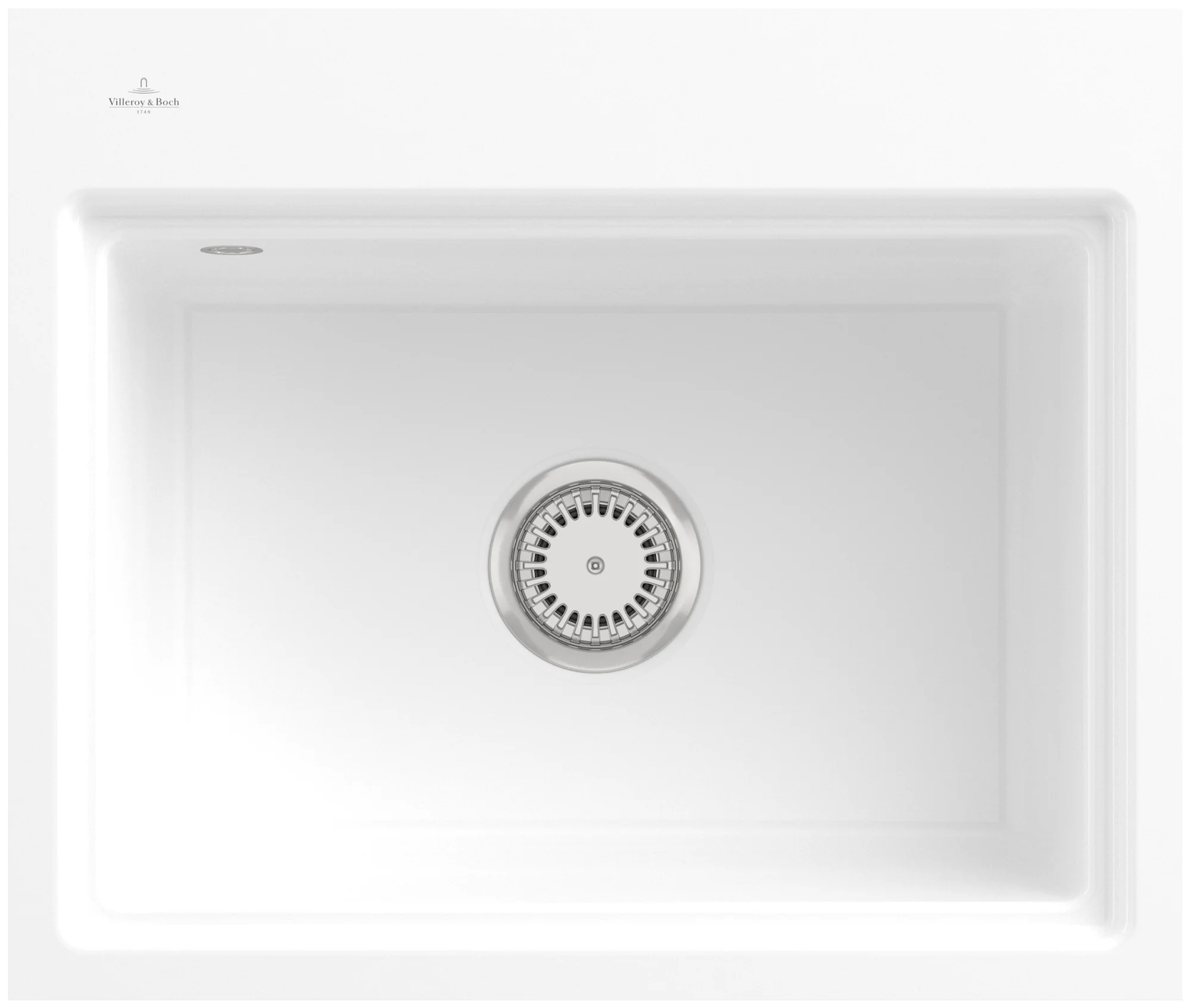 Villeroy & Boch Subway Style 60 S Flat 336A1F, flächenbündige Spüle, 600 x 510 mm