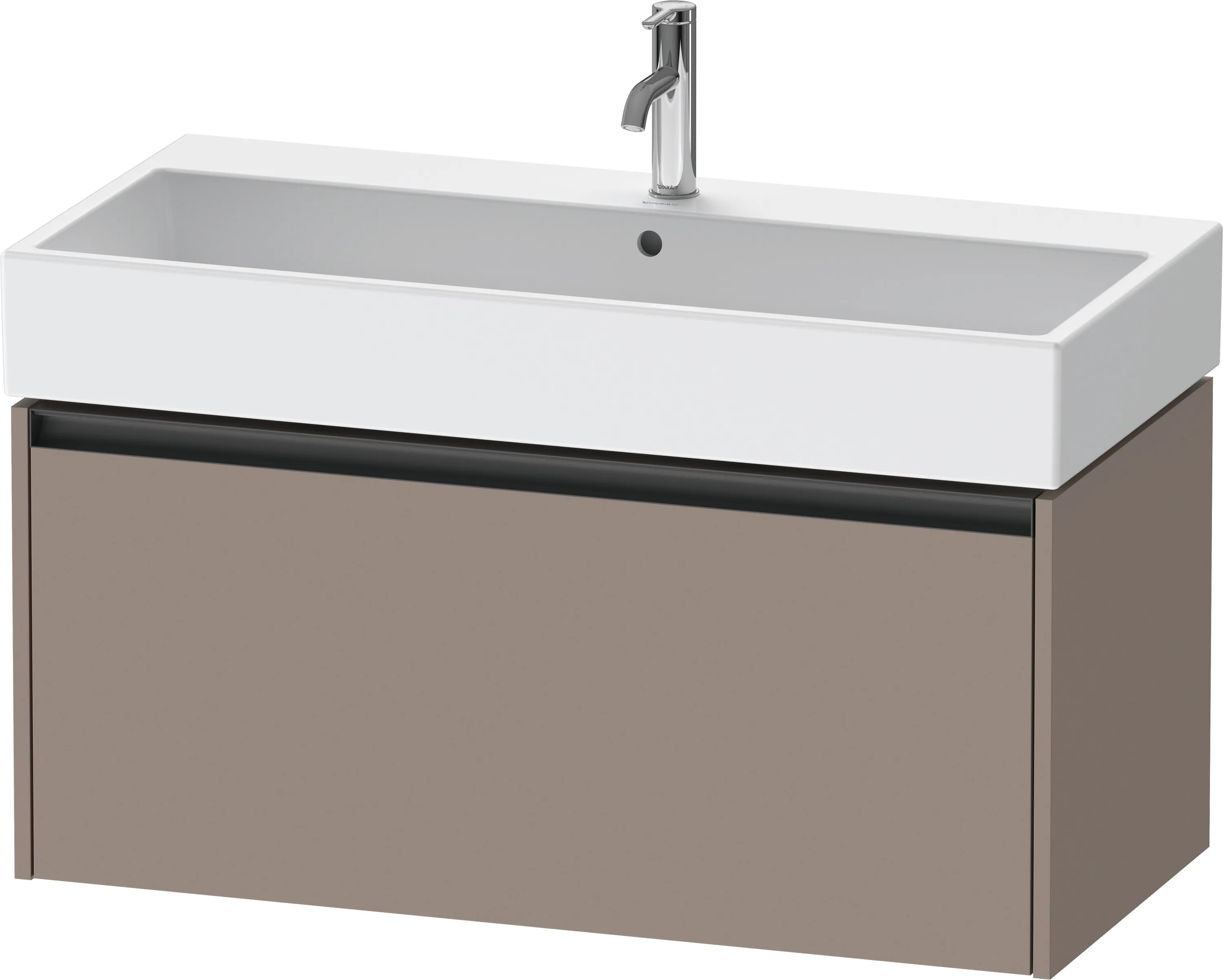Duravit Waschtischunterschrank wandhängend „Ketho.2“ 98,4 × 44 × 46 cm Basalt Matt Duravit Waschtischunterschrank wandhängend „Ketho.2“ 98,4 × 44 × 46 cm Basalt Matt