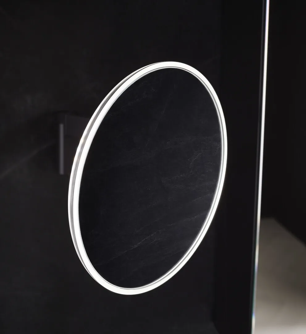 emco LED-Kosmetikspiegel „evo“ Rund in schwarz emco LED-Kosmetikspiegel „evo“ Rund in schwarz