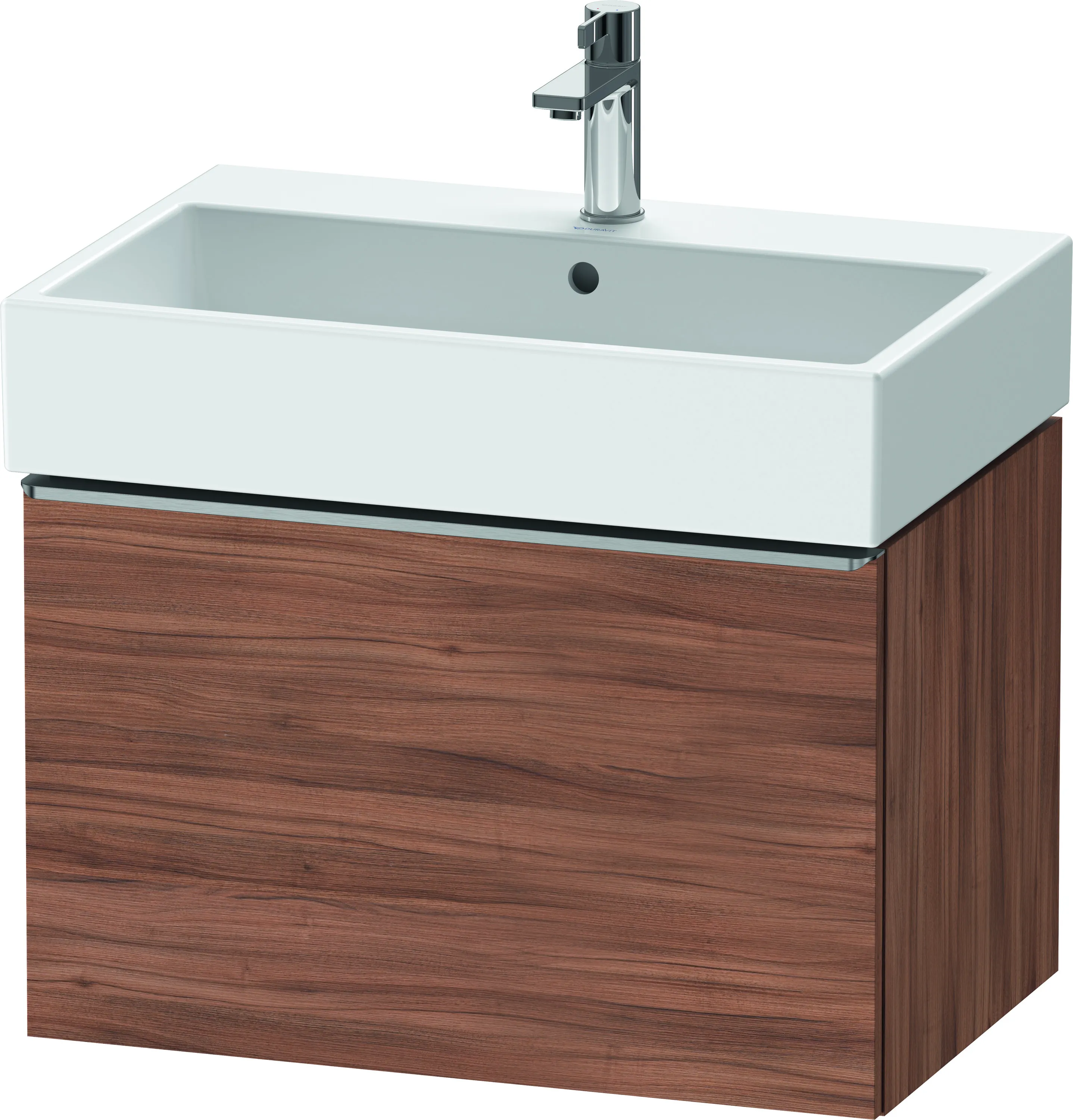 Duravit Waschtischunterschrank wandhängend „D-Neo“ 68,4 × 44 × 44,2 cm in Nussbaum Natur