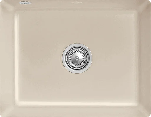 Villeroy & Boch Subway 60 SU Unterbauspüle, 545 x 440 mm, Almond CeramicPlus