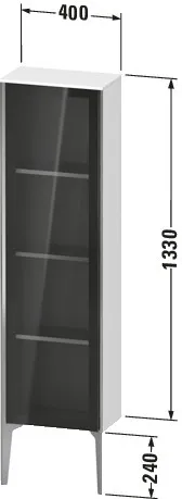 Duravit Halbhochschrank „XViu“ 40 × 133 × 24 cm