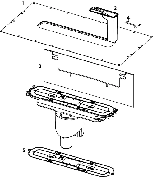 TECEdrainprofile Ablauf "senkrecht", DN 50 Auslauf, 1,2 l/s TECEdrainprofile Ablauf "senkrecht", DN 50 Auslauf, 1,2 l/s