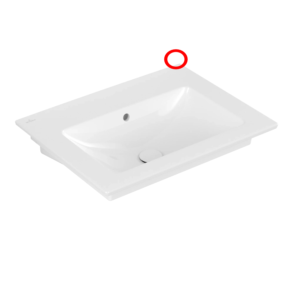 Villeroy & Boch Wandwaschtisch „Venticello“ mit CeramicPlus, 655 × 500 × 170 mm 412467R1, B-Ware - Sonderpreis Villeroy & Boch Wandwaschtisch „Venticello“ mit CeramicPlus, 655 × 500 × 170 mm 412467R1, B-Ware - Sonderpreis
